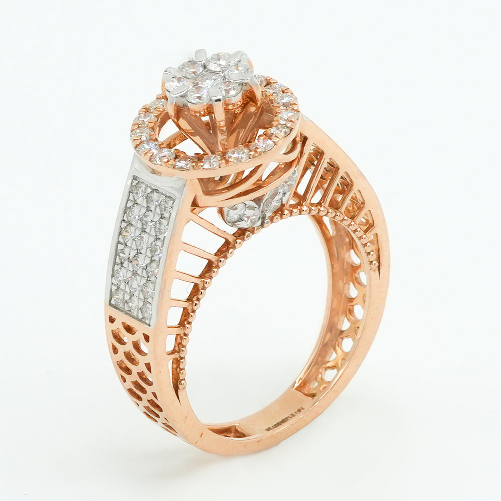 Crown Spark Diamond Ring