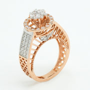 Crown Spark Diamond Ring