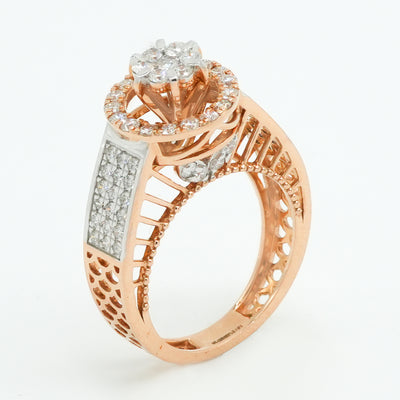 Crown Spark Diamond Ring