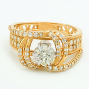 Diamond Cradle Ring