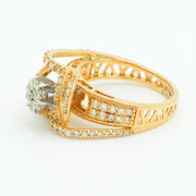 Diamond Cradle Ring