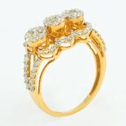 Peacock Grace Diamond Ring