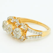 Peacock Grace Diamond Ring