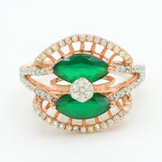 Nature's Embrace Diamond Ring