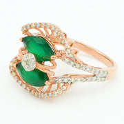 Nature's Embrace Diamond Ring
