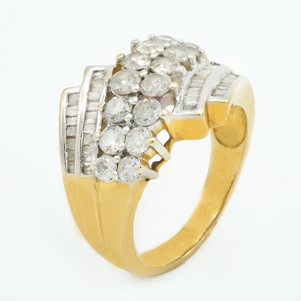 Bloom Cluster Diamond Ring