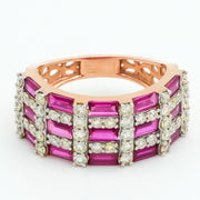 Blockline Diamond Ring