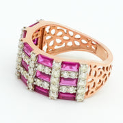 Blockline Diamond Ring