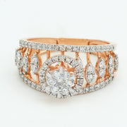 Vintage Blossom Diamond Ring