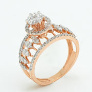 Vintage Blossom Diamond Ring