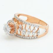 Vintage Blossom Diamond Ring