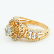 Love Leaf Diamond Ring