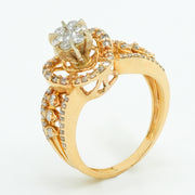 Love Leaf Diamond Ring