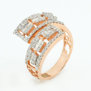 Deco Duo Diamond Ring
