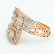 Deco Duo Diamond Ring