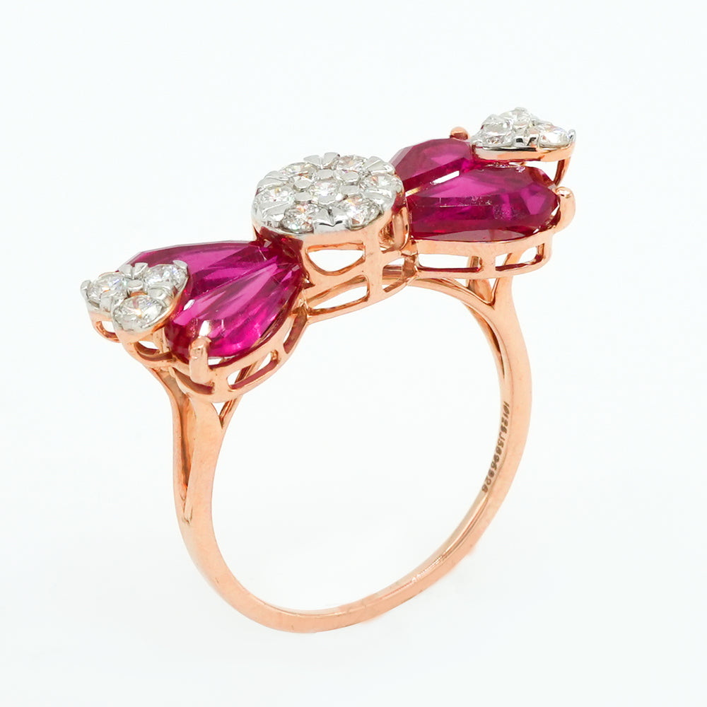 Ruby Bow Ring