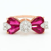 Ruby Bow Ring