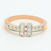 Twin Bridge Diamond Ring