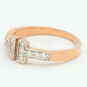 Twin Bridge Diamond Ring