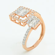 Twin Frame Diamond Ring