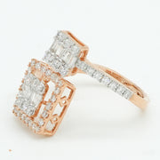 Twin Frame Diamond Ring