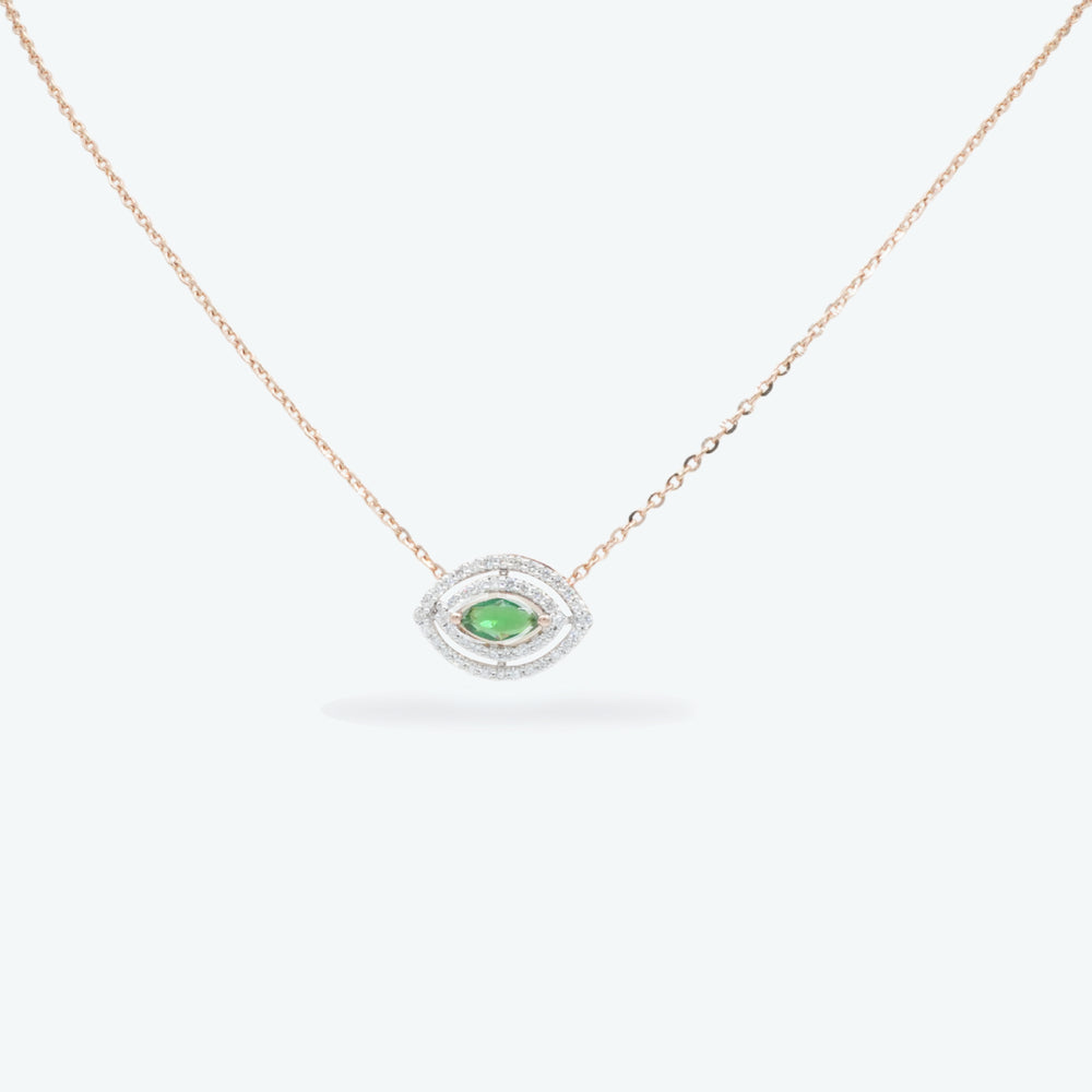 Emera Eye Diamond Pendant