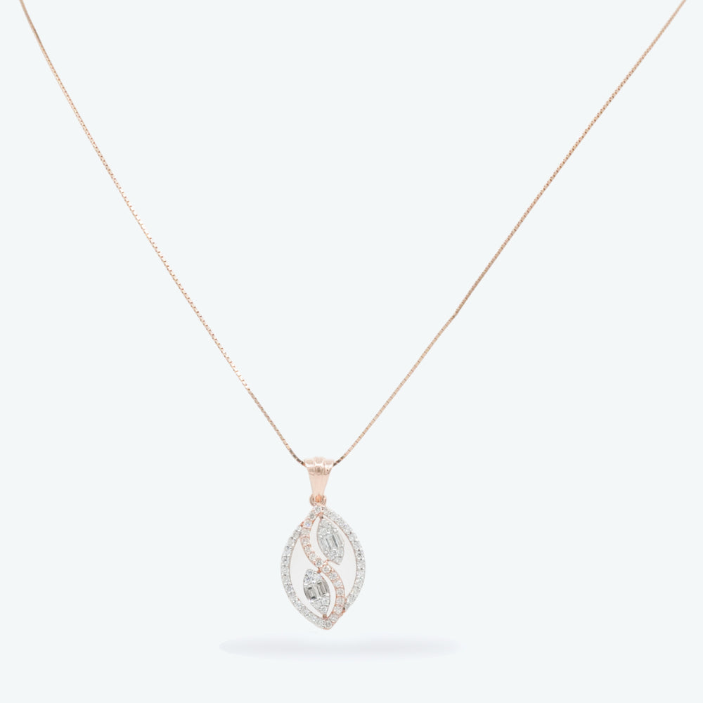 Liora Twist Diamond Pendant
