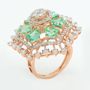 Emerald Hexa Ring