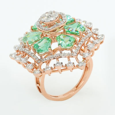 Emerald Hexa Ring