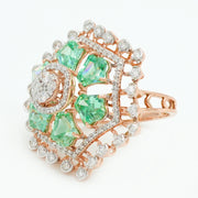Emerald Hexa Ring