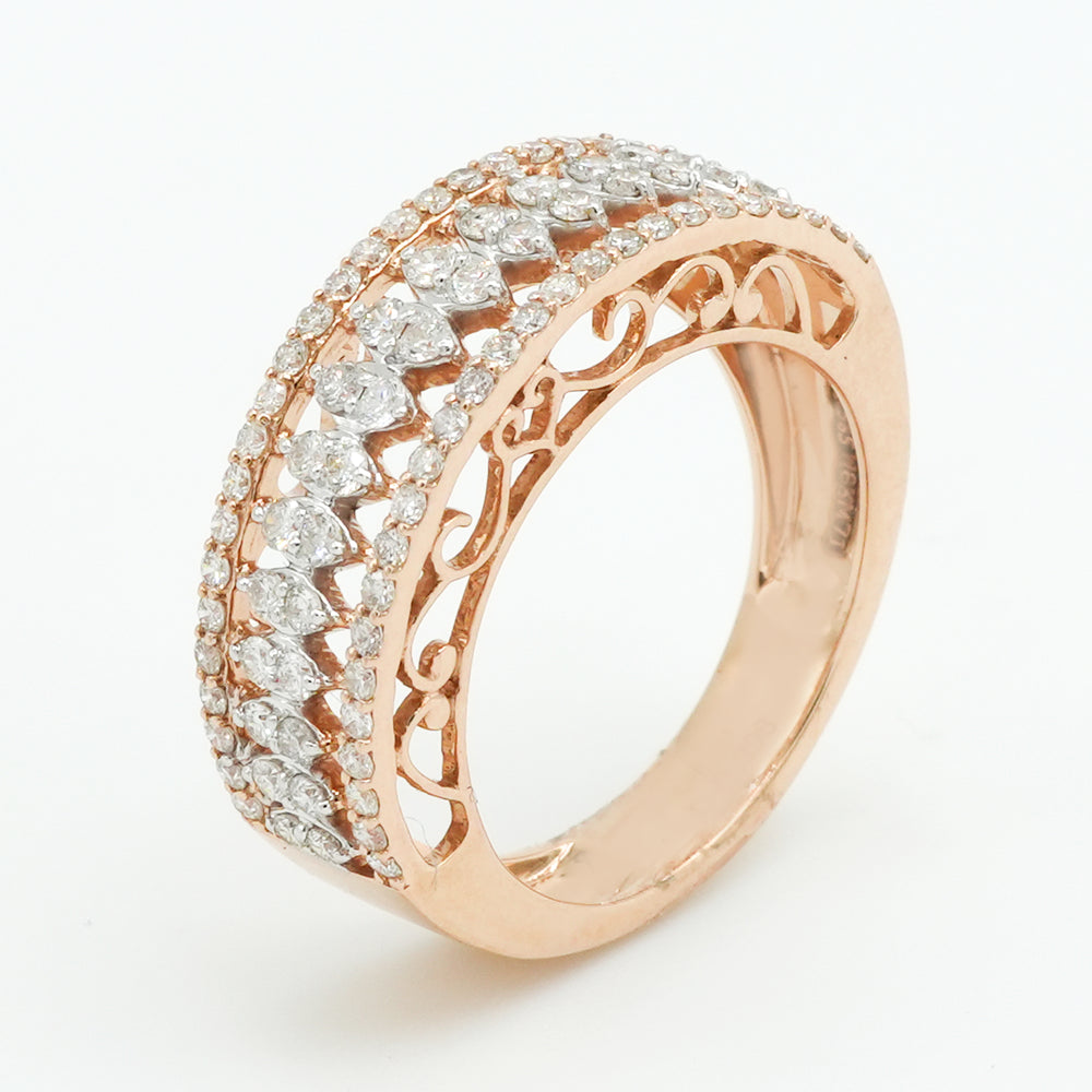 Lattice Luxe Diamond Band