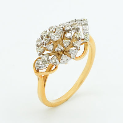 Petaline Diamond Ring