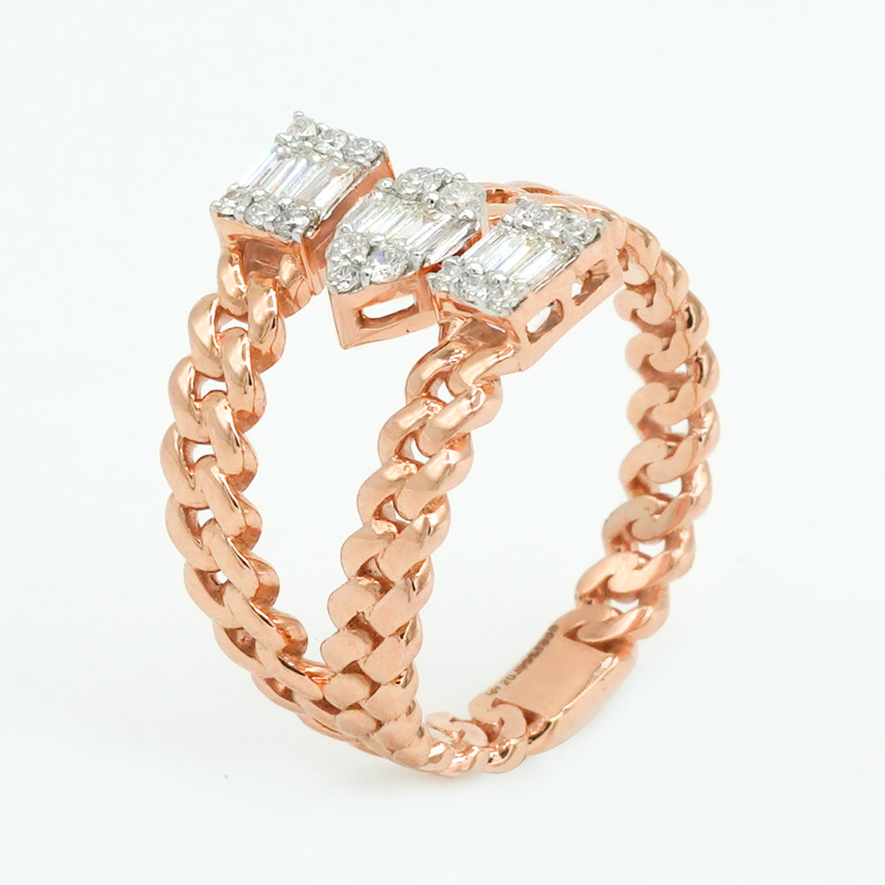 Rope Grace Diamond Ring