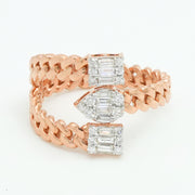 Rope Grace Diamond Ring