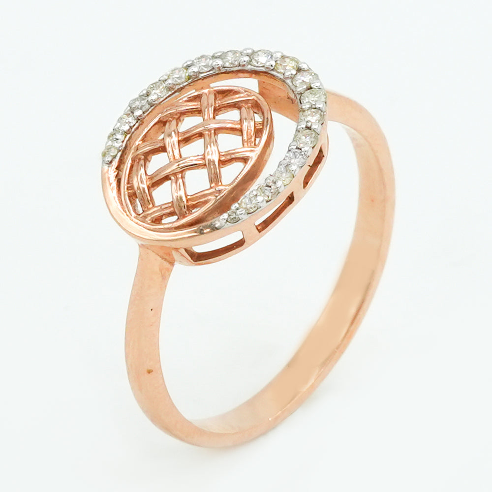 Diamond Weave Ring