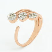 Cascade Trio Diamond Ring