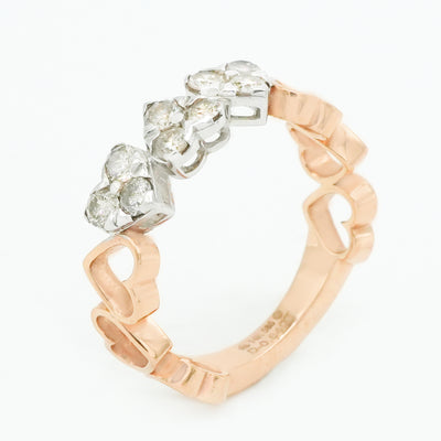 Heartline Diamond Ring