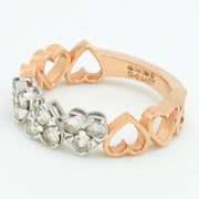 Heartline Diamond Ring