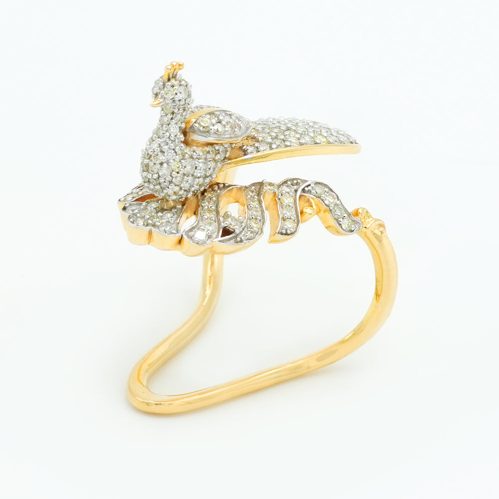 Royal Peacock Diamond Ring