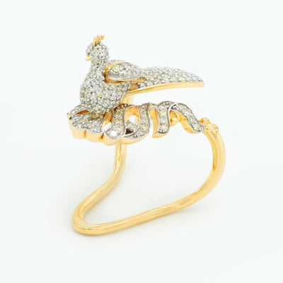 Royal Peacock Diamond Ring