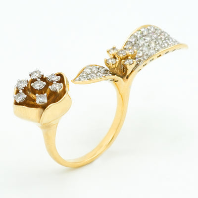 Rosebud Diamond Ring