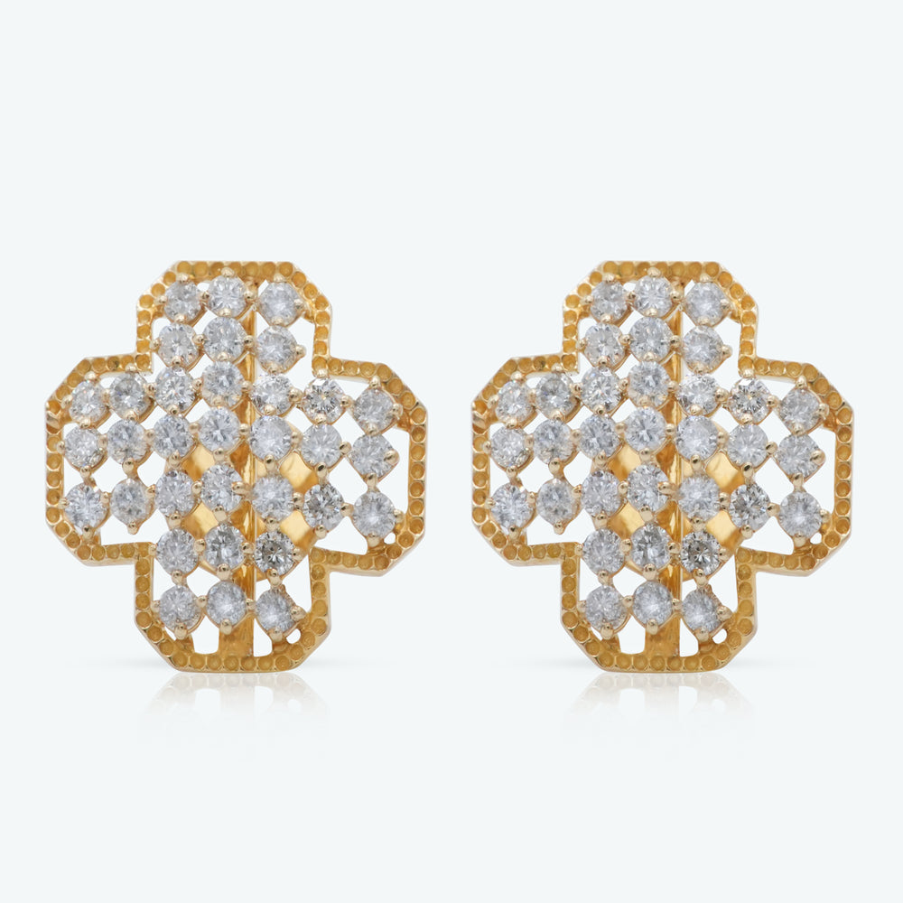 Floral Weave Studs