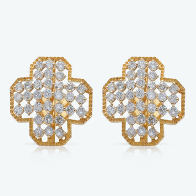 Floral Weave Studs
