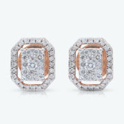 Crystal Frame Earrings