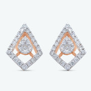 Diamond Halo Frame Studs