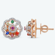 Gemstone Bloom Studs