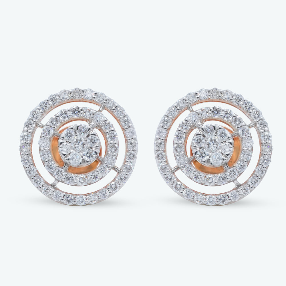 Round Pearl Earrings