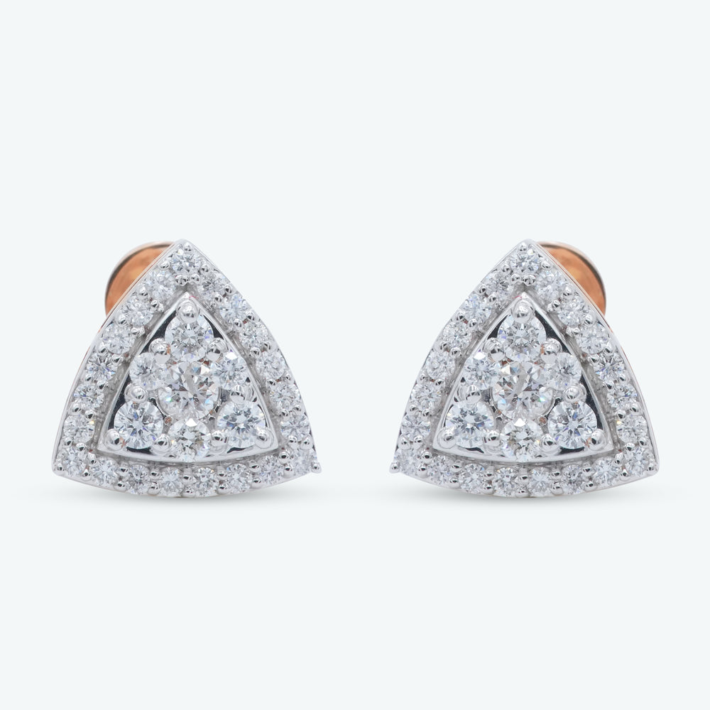 Triple Edge Earrings
