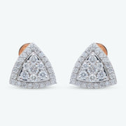 Triple Edge Earrings