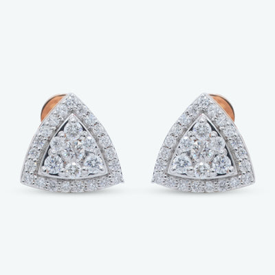 Triple Edge Earrings